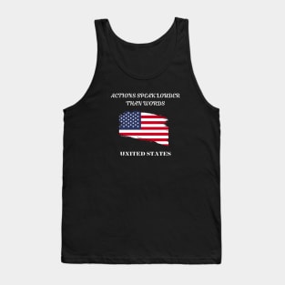 American Pride, Actions speak louder than words Tank Top